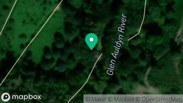 Map showing DONALDS COTTAGE, GLEN AULDYN, RAMSEY, ISLE OF MAN, IM7 2AH