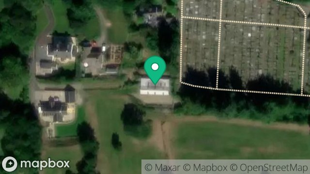 Map showing BARN ADJ TO FIELD 134413, LEZAYRE CHURCH ROAD, CHURCHTOWN, RAMSEY, ISLE OF MAN, IM7 2AN