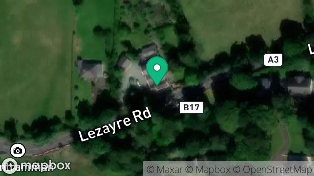 Map showing WOODLANDS COTTAGE, LEZAYRE ROAD, GLEN TRAMMAN, RAMSEY, ISLE OF MAN, IM7 2AW