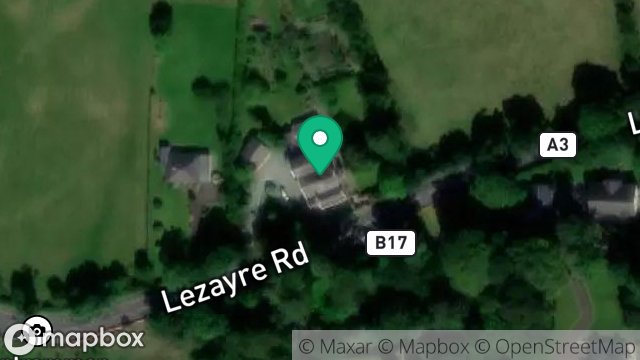 Map showing WOODLANDS, LEZAYRE ROAD, GLEN TRAMMAN, RAMSEY, ISLE OF MAN, IM7 2AW