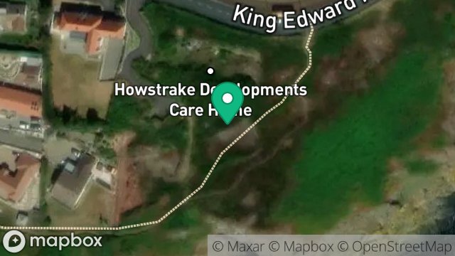 Map showing PLOT 4, LAND ADJOINING FAR END, KING EDWARD ROAD, ONCHAN, ISLE OF MAN, IM3 2JW