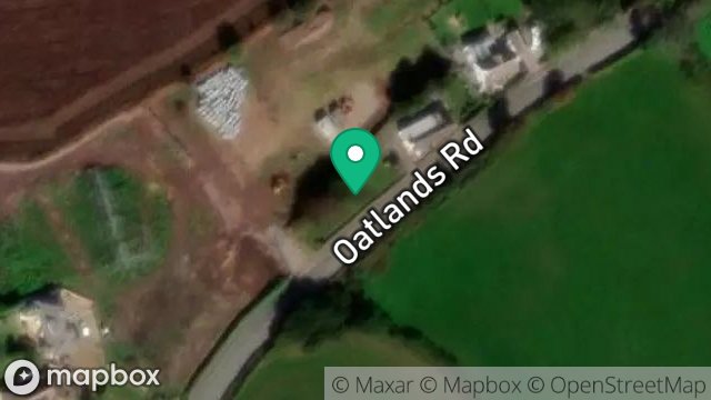 Map showing SOUTH WEST OF OATLAND BUNGALOW, OATLANDS ROAD, ANDREAS, ISLE OF MAN, IM7 4ER
