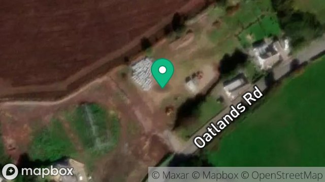 Map showing FIELD 121388, OATLANDS ROAD, ANDREAS, ISLE OF MAN, IM7 4ER