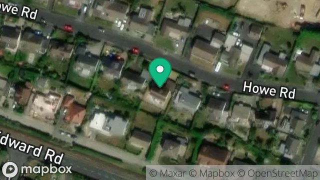 Map showing 52, HOWE ROAD, ONCHAN, ISLE OF MAN, IM3 2AZ