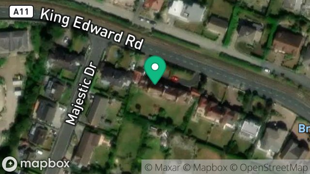 Map showing 58, KING EDWARD ROAD, ONCHAN, ISLE OF MAN, IM3 2AT
