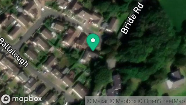 Map showing 31, BALLALOUGH ESTATE, ANDREAS, ISLE OF MAN, IM7 4HU