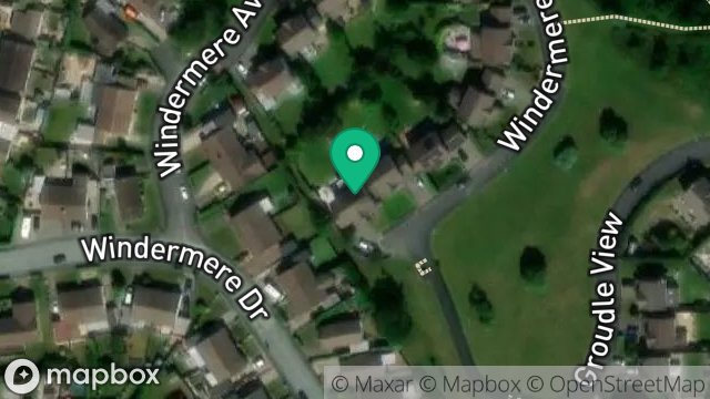 Map showing 24, WINDERMERE AVENUE, ONCHAN, ISLE OF MAN, IM3 2DT