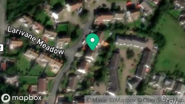 Map showing 53, LARIVANE MEADOWS, ANDREAS, ISLE OF MAN, IM7 4JF