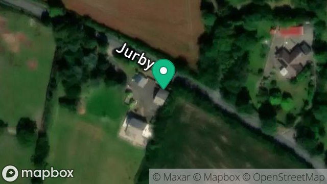 Map showing BALLACREBBIN COTTAGE, JURBY ROAD, ANDREAS, ISLE OF MAN, IM7 2EJ