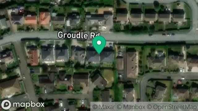 Map showing KALAW, 41, GROUDLE ROAD, ONCHAN, ISLE OF MAN, IM3 2EF
