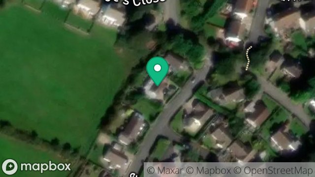Map showing 1, LARIVANE CLOSE, ANDREAS, ISLE OF MAN, IM7 4HD