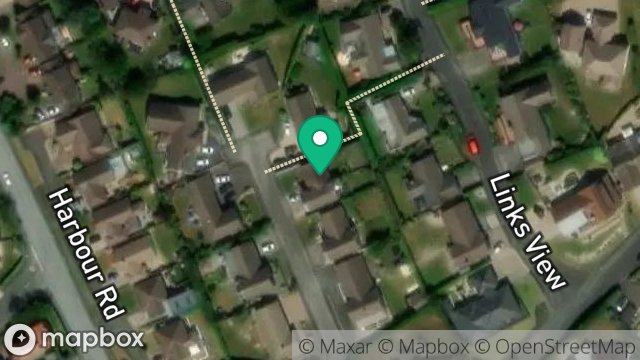 Map showing 10, HARBOUR VIEW, ONCHAN, ISLE OF MAN, IM3 2AN