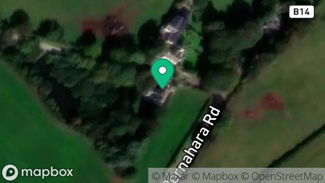 Map showing LODGE COTTAGE, BALLAVARRY FARM, BERNAHARA ROAD, ANDREAS, ISLE OF MAN, IM7 3HH