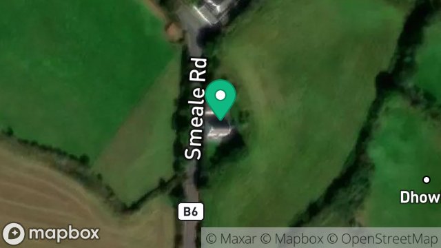 Map showing IVY COTTAGE (DHOWIN), SMEALE ROAD, ANDREAS, ISLE OF MAN, IM7 4JA