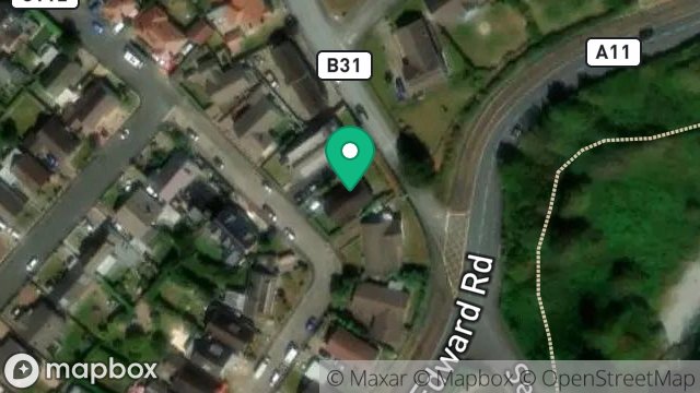 Map showing 34, KING EDWARD PARK, ONCHAN, ISLE OF MAN, IM3 2AB