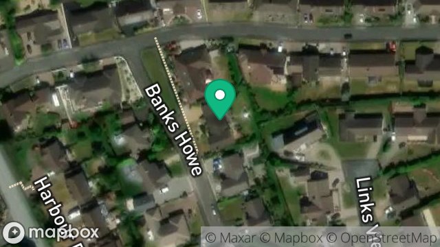Map showing 22, BANKS HOWE, ONCHAN, ISLE OF MAN, IM3 2ET