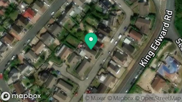 Map showing 23, KING EDWARD PARK, ONCHAN, ISLE OF MAN, IM3 2AB