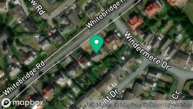 Map showing 44, WHITEBRIDGE ROAD, ONCHAN, ISLE OF MAN, IM3 4HR