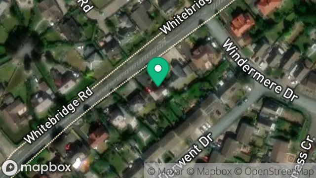 Map showing 42, WHITEBRIDGE ROAD, ONCHAN, ISLE OF MAN, IM3 4HR