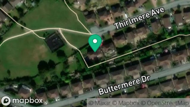 Map showing 27, THIRLMERE AVENUE, ONCHAN, ISLE OF MAN, IM3 2DR
