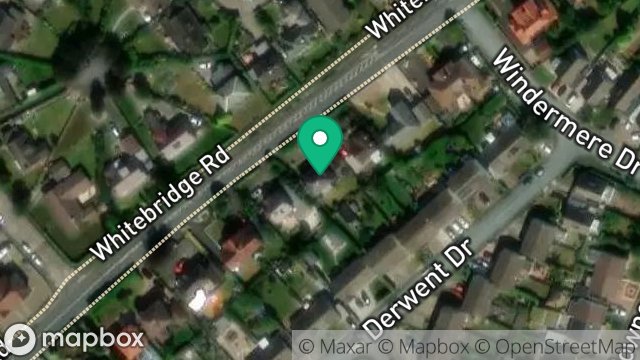 Map showing 40, WHITEBRIDGE ROAD, ONCHAN, ISLE OF MAN, IM3 4HR