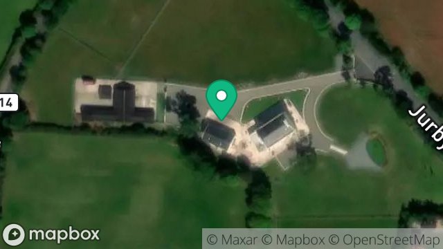 Map showing GREENHILL, JURBY ROAD, ANDREAS, ISLE OF MAN, IM7 2EJ