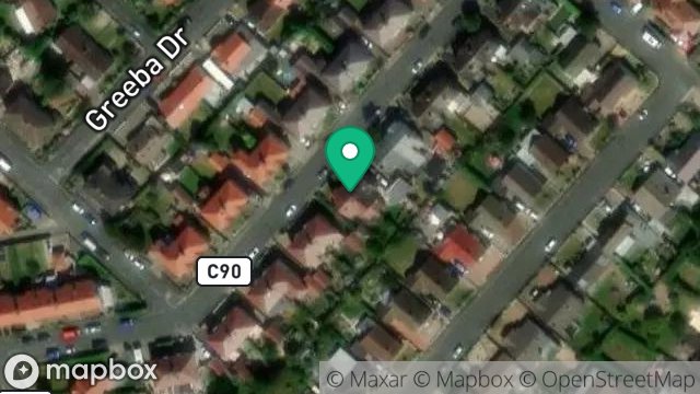Map showing 28, SUNNINGDALE DRIVE, ONCHAN, ISLE OF MAN, IM3 1EQ