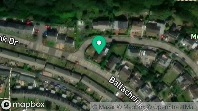 Map showing 38, BALLACHRINK DRIVE, ONCHAN, ISLE OF MAN, IM3 4NQ