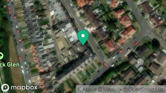 Map showing 1, FALKLAND DRIVE, ONCHAN, ISLE OF MAN, IM3 1EF