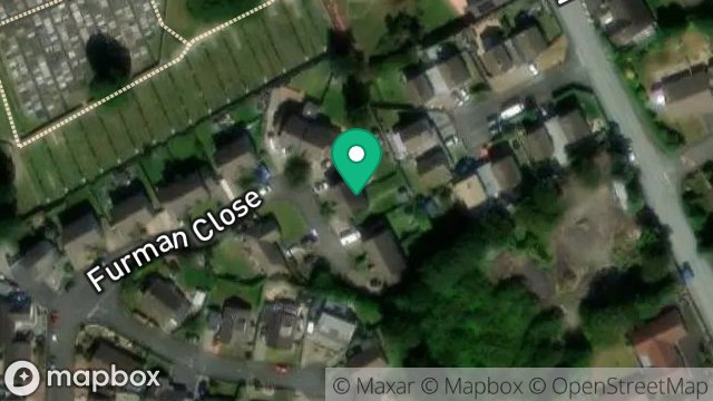 Map showing 16, FURMAN CLOSE, ONCHAN, ISLE OF MAN, IM3 1BT