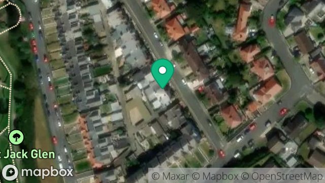 Map showing 7, FALKLAND DRIVE, ONCHAN, ISLE OF MAN, IM3 1EF