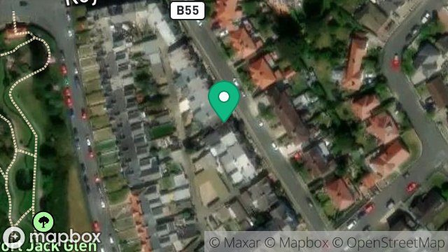 Map showing MONA VEG, 13, FALKLAND DRIVE, ONCHAN, ISLE OF MAN, IM3 1EF