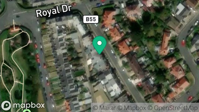 Map showing 19, FALKLAND DRIVE, ONCHAN, ISLE OF MAN, IM3 1EG