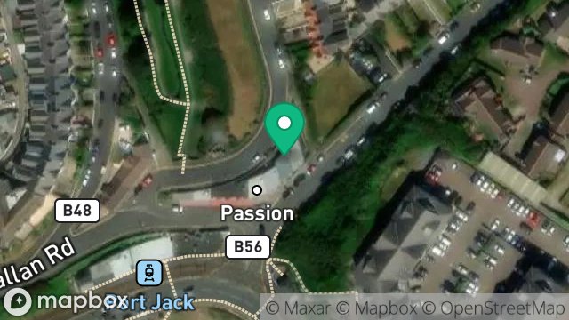 Map showing 9, PORT JACK, ONCHAN, ISLE OF MAN, IM3 1EB