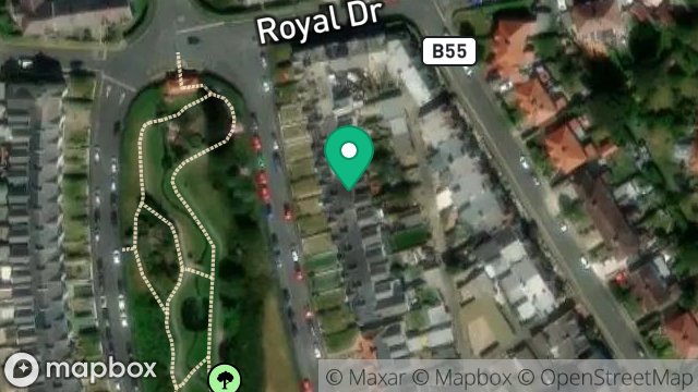 Map showing 32, ROYAL AVENUE, ONCHAN, ISLE OF MAN, IM3 1EZ