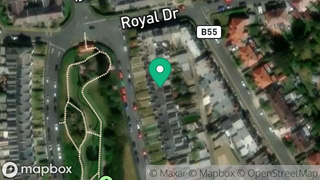 Map showing 34, ROYAL AVENUE, ONCHAN, ISLE OF MAN, IM3 1EZ