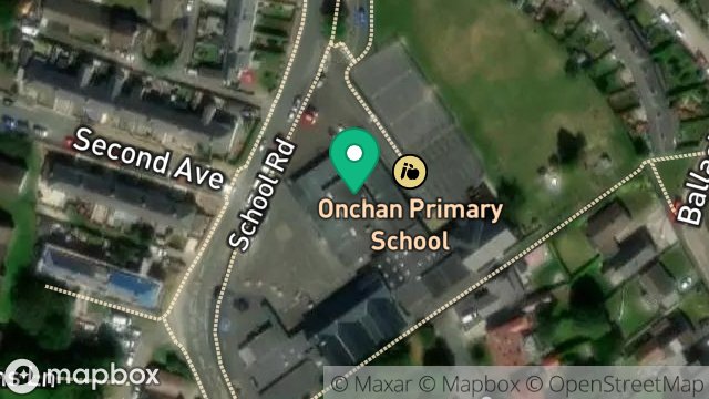 Map showing ONCHAN SCHOOL, SCHOOL ROAD, ONCHAN, ISLE OF MAN, IM3 4PD