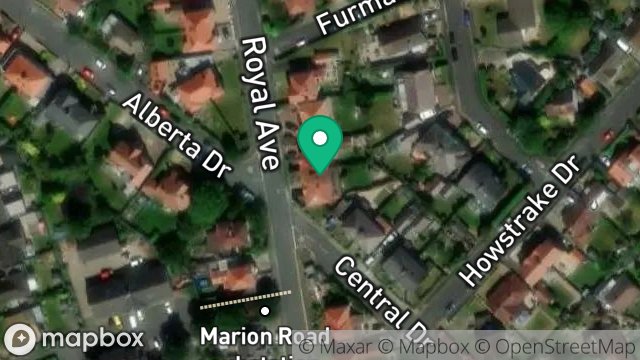 Map showing 82, ROYAL AVENUE, ONCHAN, ISLE OF MAN, IM3 1LE