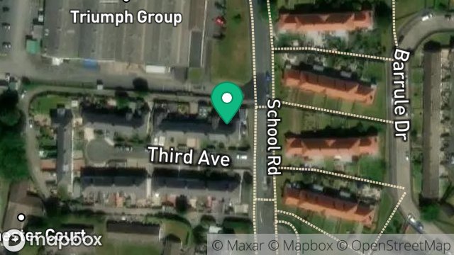 Map showing 4, THIRD AVENUE, ONCHAN, ISLE OF MAN, IM3 4NA