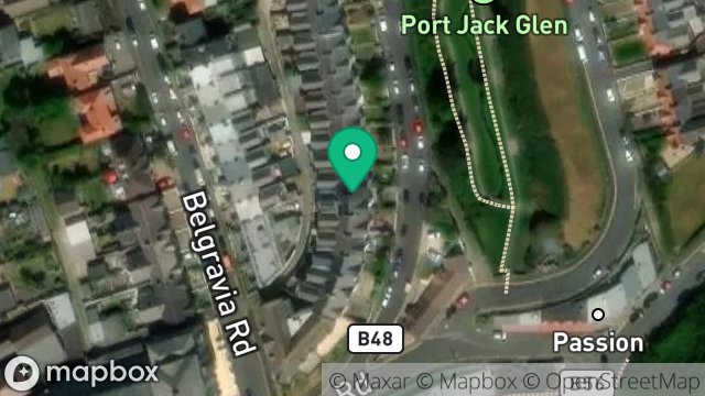 Map showing 15, ROYAL AVENUE WEST, ONCHAN, ISLE OF MAN, IM3 1HB