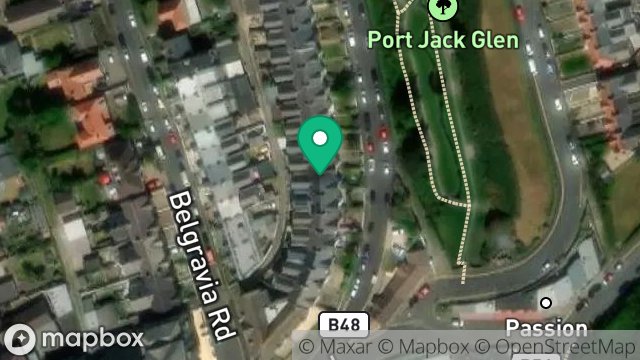 Map showing 17, ROYAL AVENUE WEST, ONCHAN, ISLE OF MAN, IM3 1HB