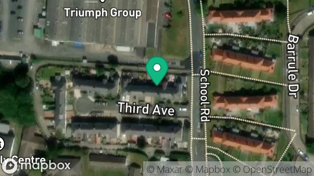 Map showing 8, THIRD AVENUE, ONCHAN, ISLE OF MAN, IM3 4NA
