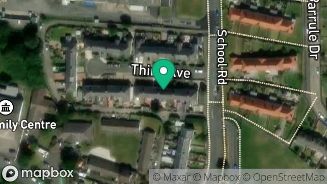 Map showing 9, THIRD AVENUE, ONCHAN, ISLE OF MAN, IM3 4LZ