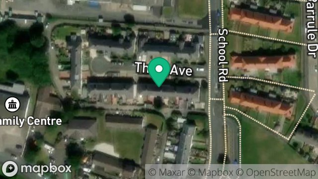 Map showing 11, THIRD AVENUE, ONCHAN, ISLE OF MAN, IM3 4LZ