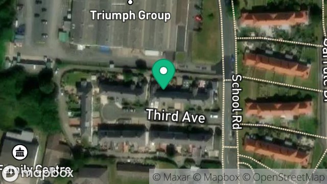 Map showing 14, THIRD AVENUE, ONCHAN, ISLE OF MAN, IM3 4NA