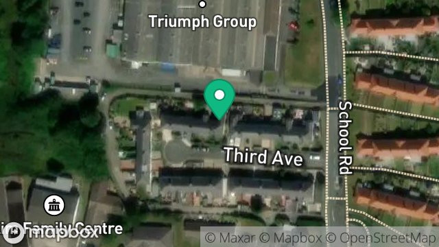 Map showing 18, THIRD AVENUE, ONCHAN, ISLE OF MAN, IM3 4NA