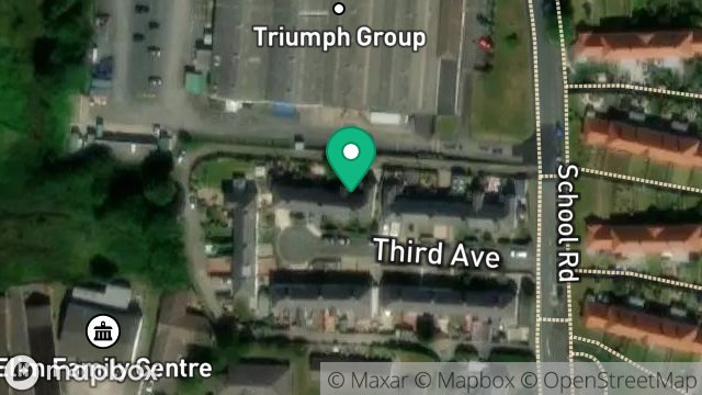 Map showing 20, THIRD AVENUE, ONCHAN, ISLE OF MAN, IM3 4NA