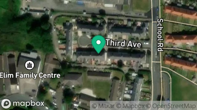 Map showing 19, THIRD AVENUE, ONCHAN, ISLE OF MAN, IM3 4LZ