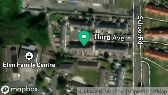 Map showing 21, THIRD AVENUE, ONCHAN, ISLE OF MAN, IM3 4LZ