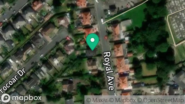 Map showing 145, ROYAL AVENUE, ONCHAN, ISLE OF MAN, IM3 1LG
